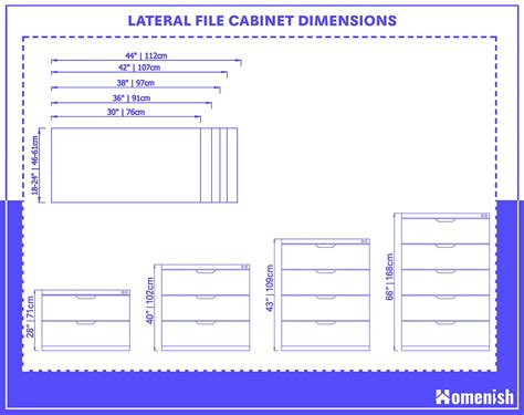 paper file cabinet dimensions